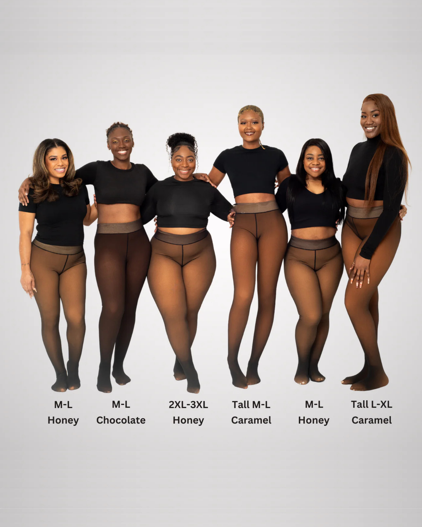 Fleece Tights - Sheer Tone Effect | Best Tights in the US