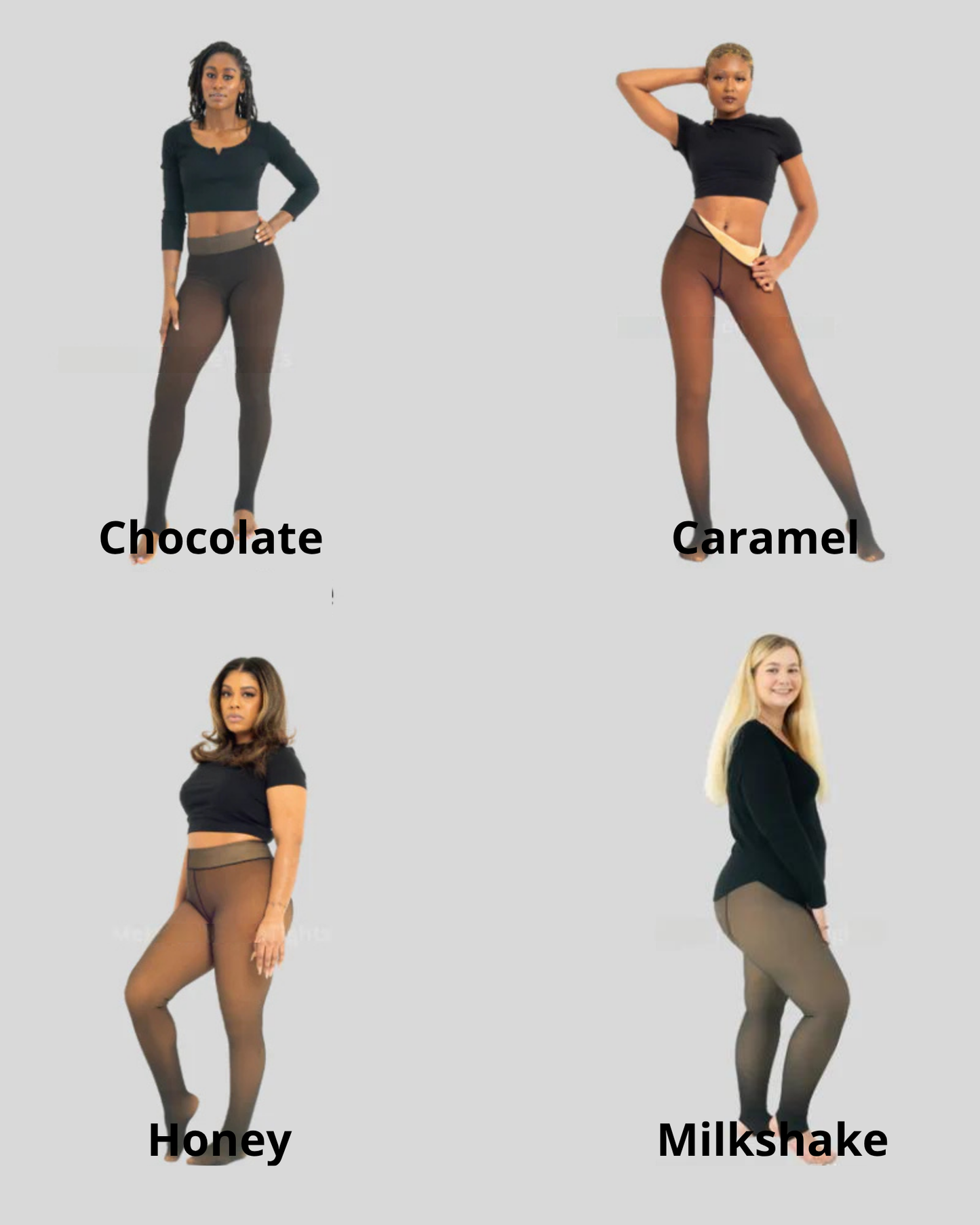 Fleece Tights - Sheer Tone Effect | Best Tights in the US