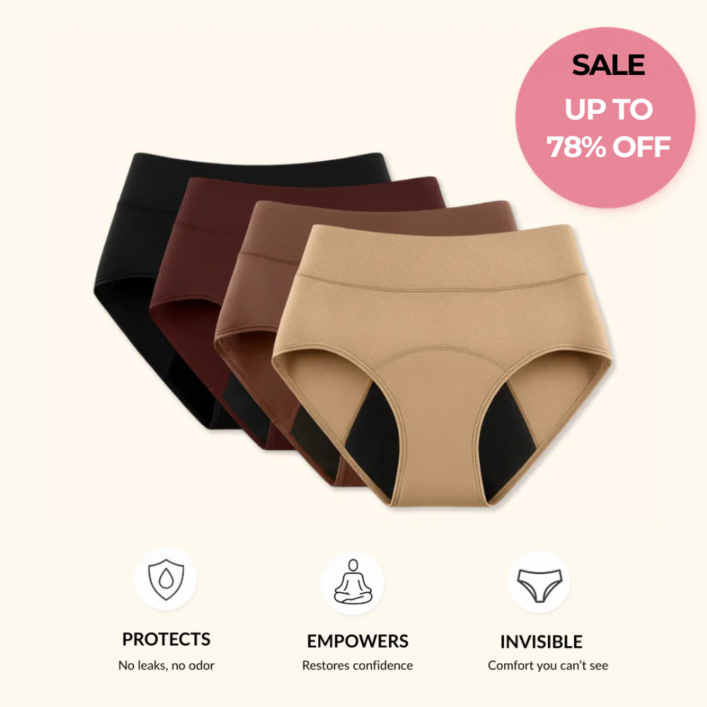 Leak-Proof Underwear That Won't Let You Down (4-pack)